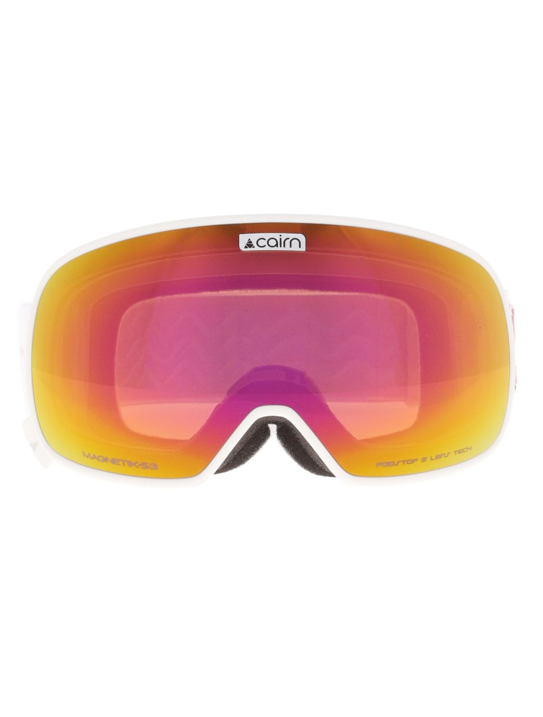 Cairn, Magnetik Skibrille extra Linse Unisex Mat White Dust weiß 