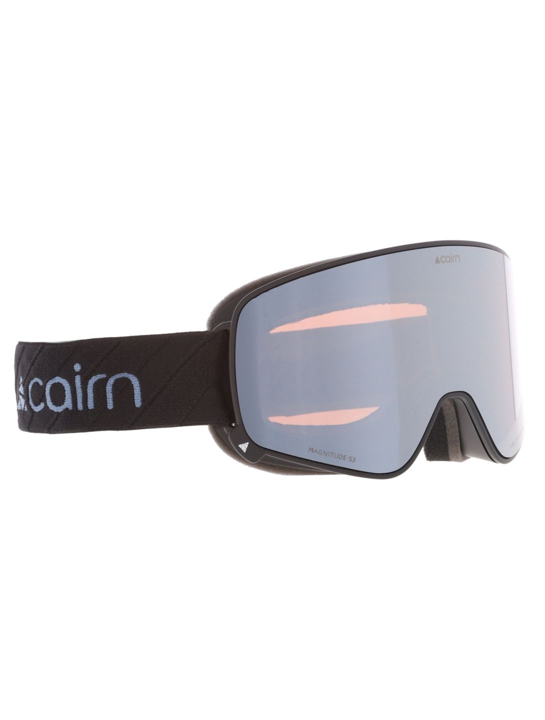 Cairn, Magnitude Skibrille extra Linse Unisex Mat Black Powder Blue blau, schwarz 