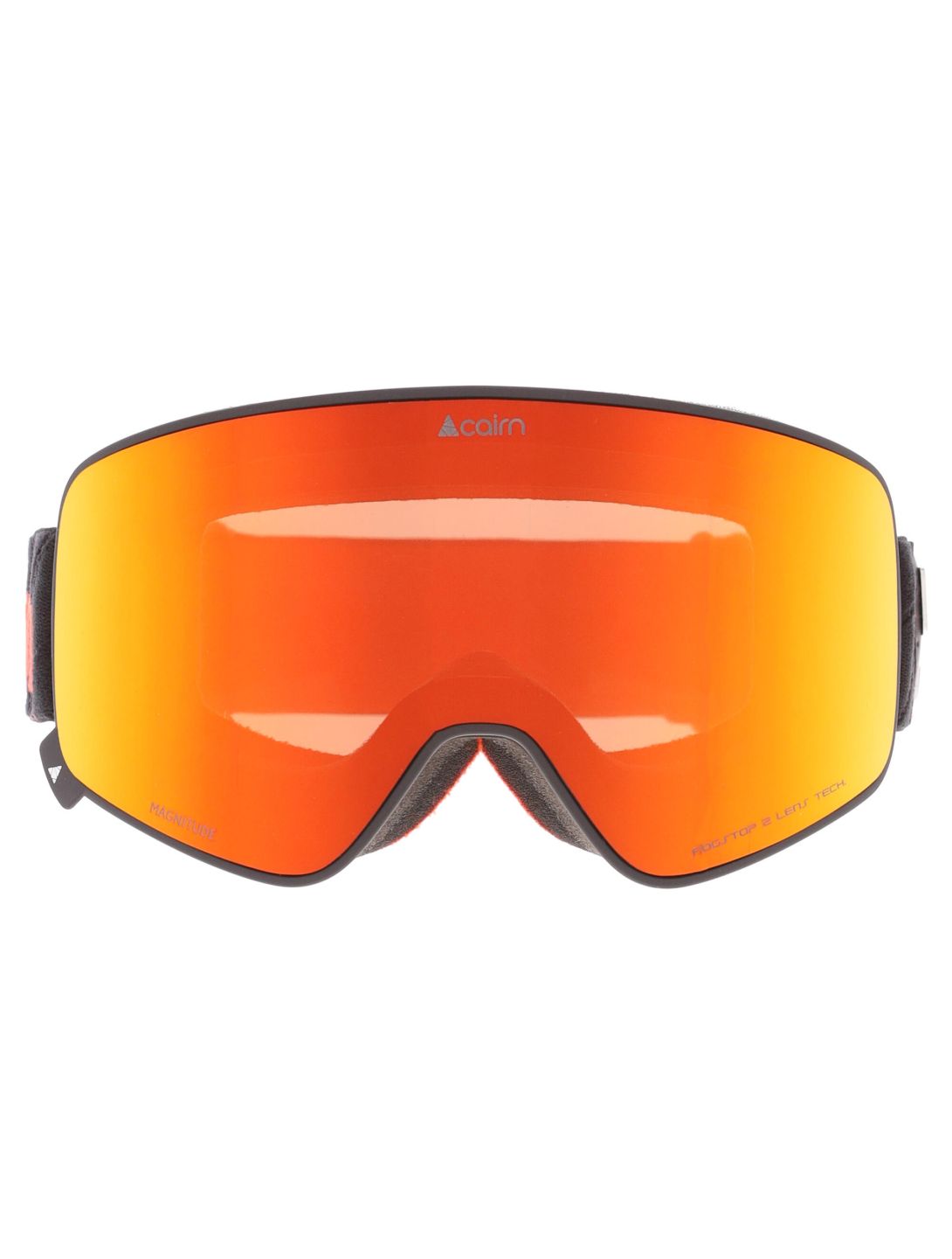 Cairn, Magnitude Skibrille extra Linse Unisex Mat Black Orange orange, schwarz 