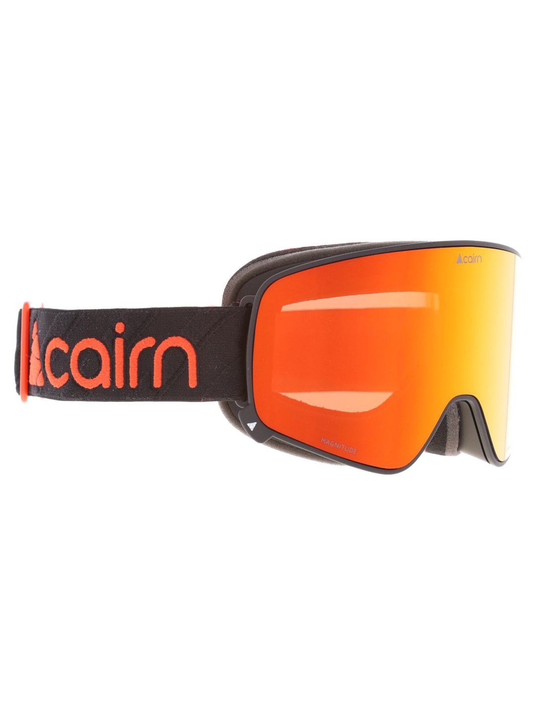 Cairn, Magnitude Skibrille extra Linse Unisex Mat Black Orange orange, schwarz 