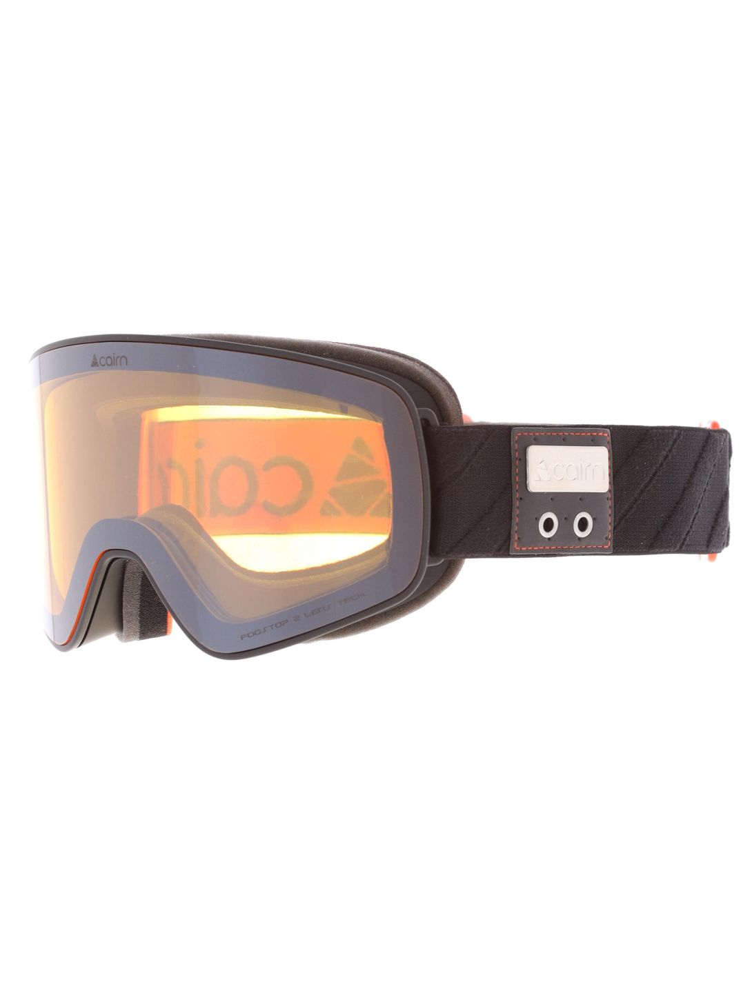 Cairn, Magnitude Skibrille extra Linse Unisex Mat Black Orange orange, schwarz 