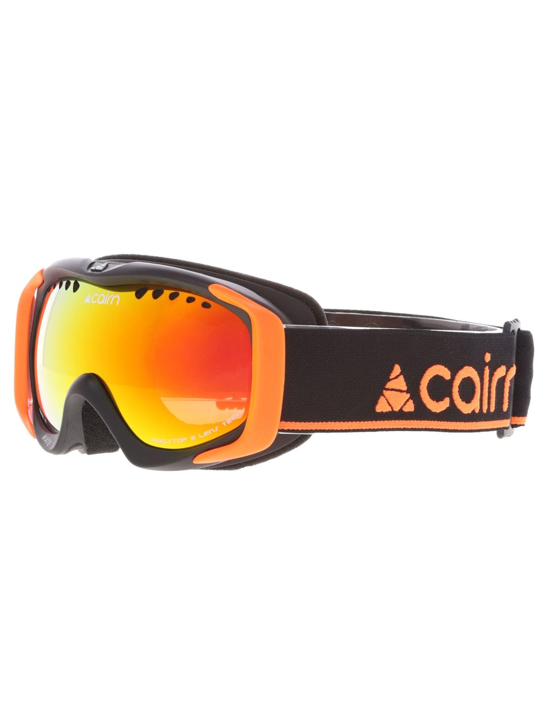 Cairn, Mate Skibrille Kinder Mat Black Orange orange, schwarz 