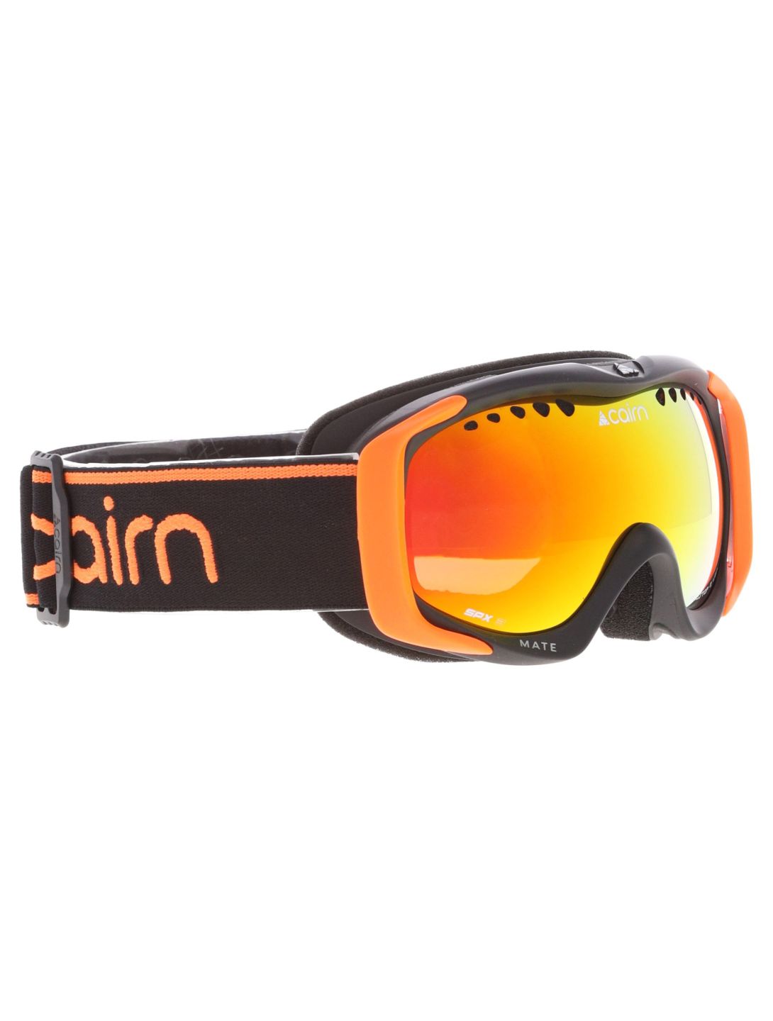 Cairn, Mate Skibrille Kinder Mat Black Orange orange, schwarz 