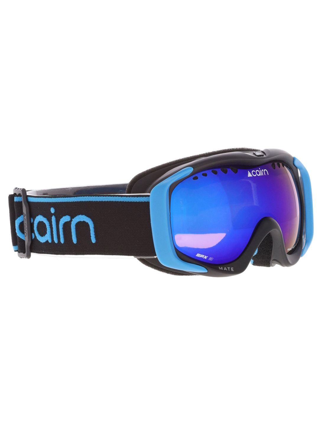 Cairn, Mate Skibrille Kinder Mat Black Blue blau, schwarz 