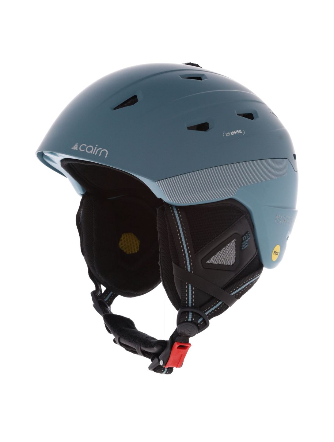 Cairn, Maverick Mips Skihelm Unisex Mat Metallic Sauge Eucalyptus blau 