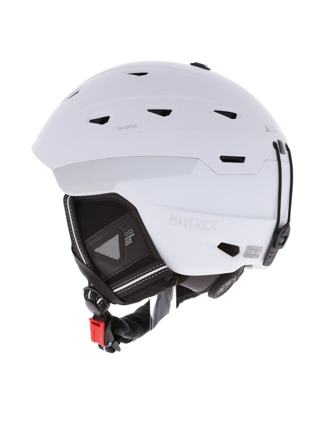 Cairn, Maverick Skihelm Unisex Mat White weiß 