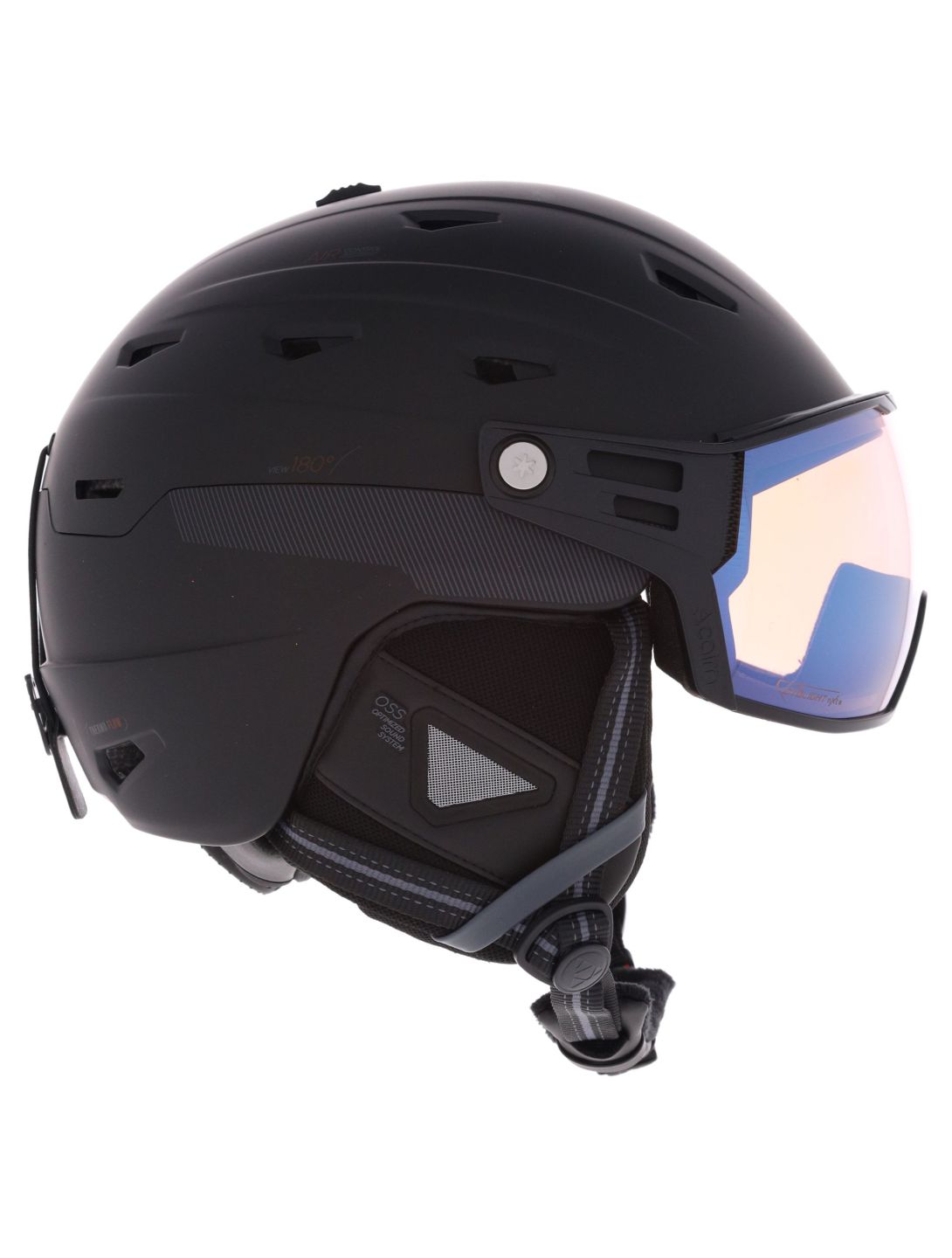 Cairn, Maverick Visor Evolight Nxt Skihelm mit Visier Unisex Black schwarz 