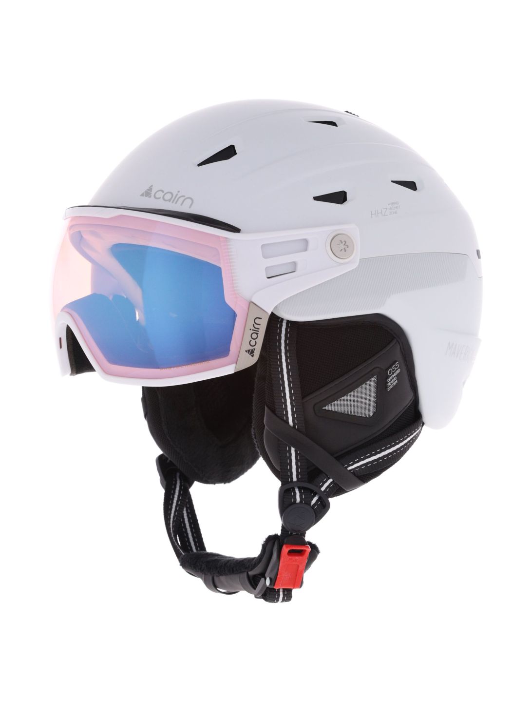 Cairn, Maverick Visor Evolight Nxt Skihelm mit Visier Unisex White weiß 