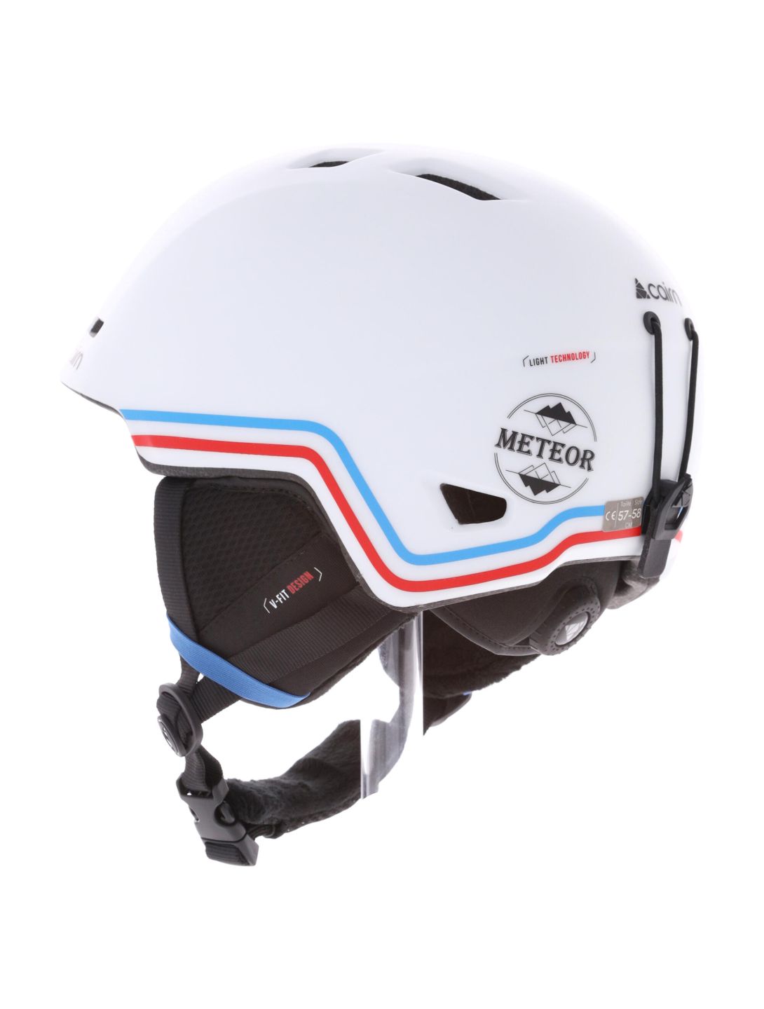 Cairn, Meteor Skihelm Unisex White Hipster weiß 