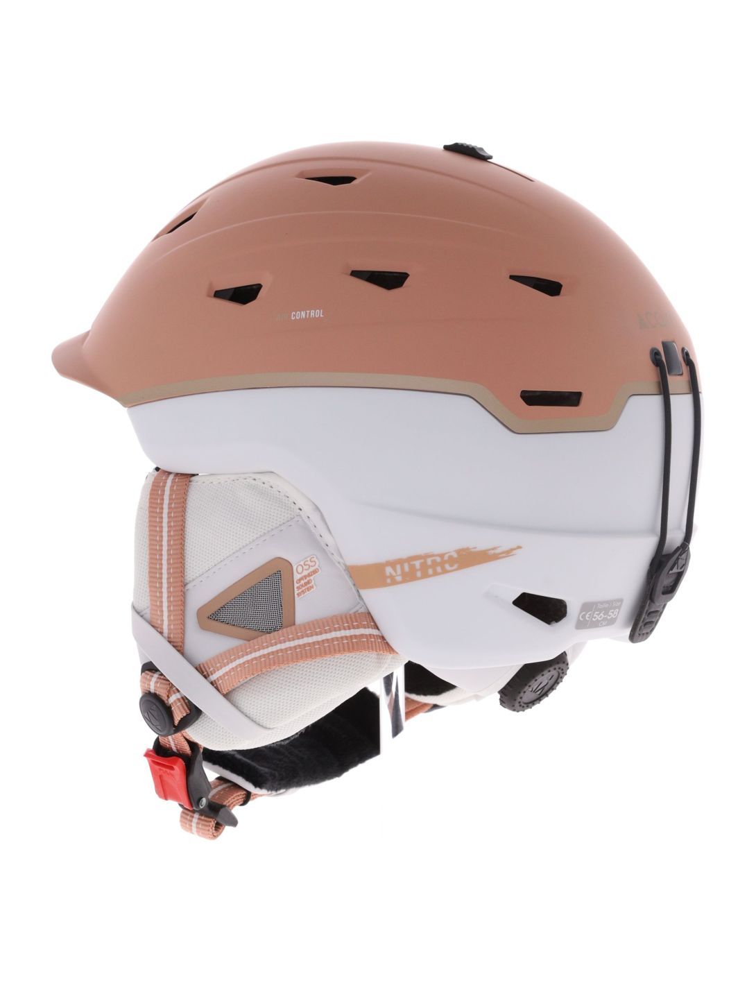 Cairn, Nitro Skihelm Unisex Mat Latte White beige, weiß 