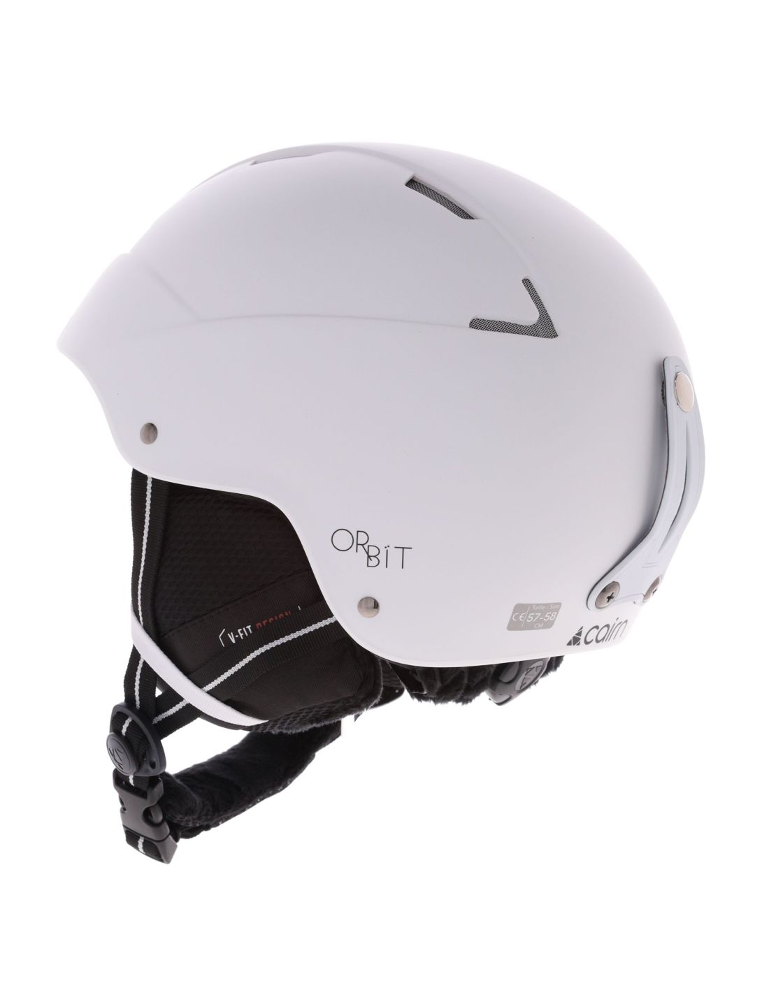 Cairn, Orbit Skihelm Unisex Mat White weiß 