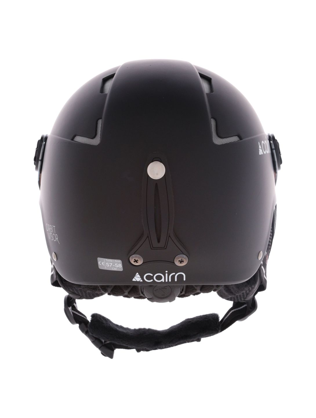 Cairn, Orbit Visor Skihelm mit Visier Unisex Mat Black schwarz 