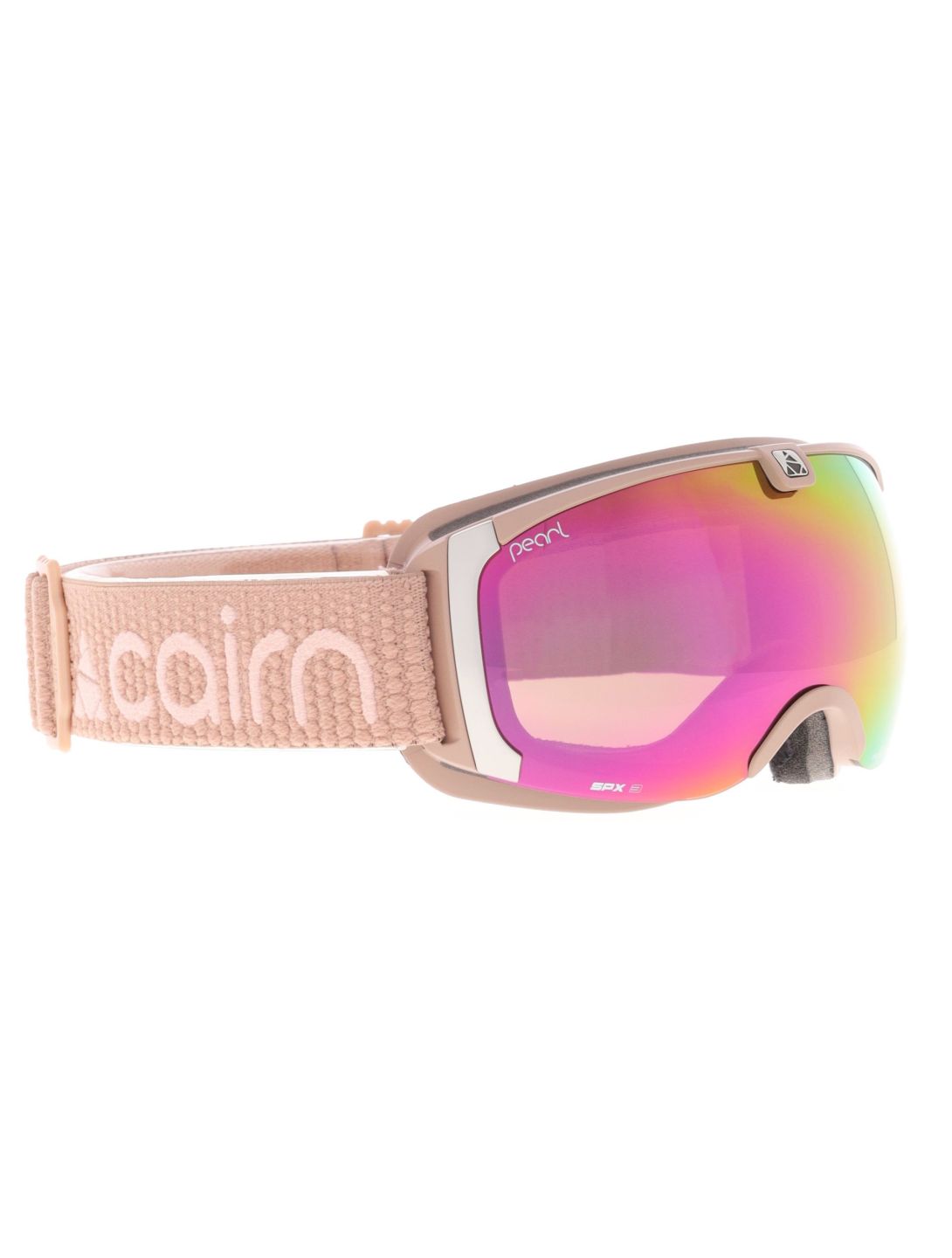 Cairn, Pearl Skibrille Unisex Mat Latte Pink rosa 