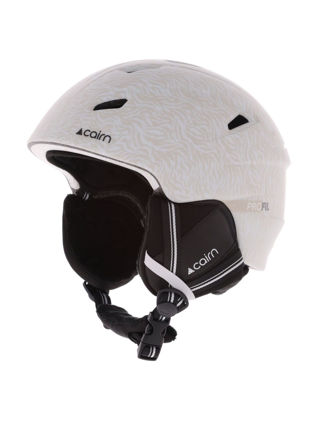 Cairn, Profil Skihelm Unisex Mat Warm Gray White grau, weiß 