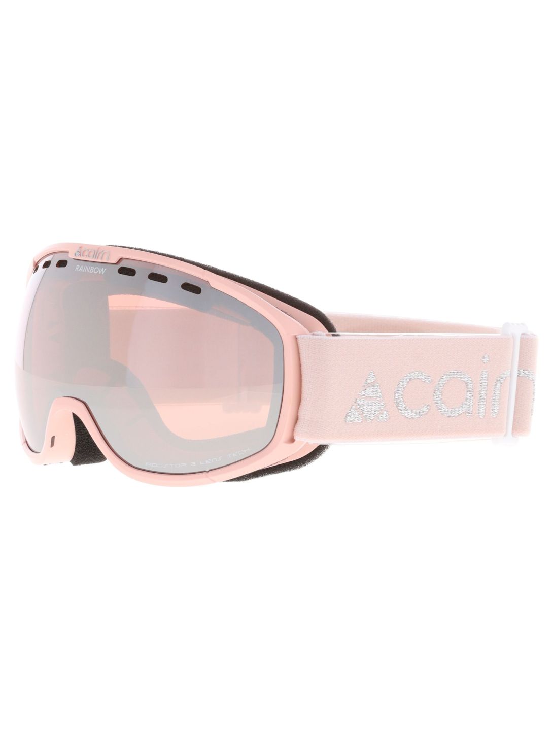 Cairn, Rainbow Skibrille Unisex Powder Pink Silver rosa, Zilver 