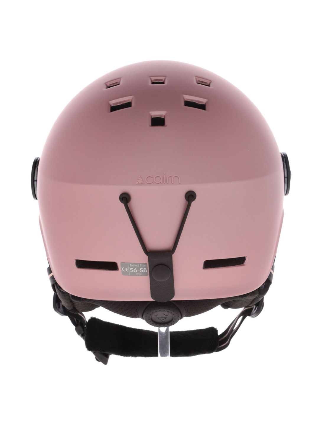 Cairn, Reflex Visor Skihelm mit Visier Unisex Mat Metallic Dust rosa 