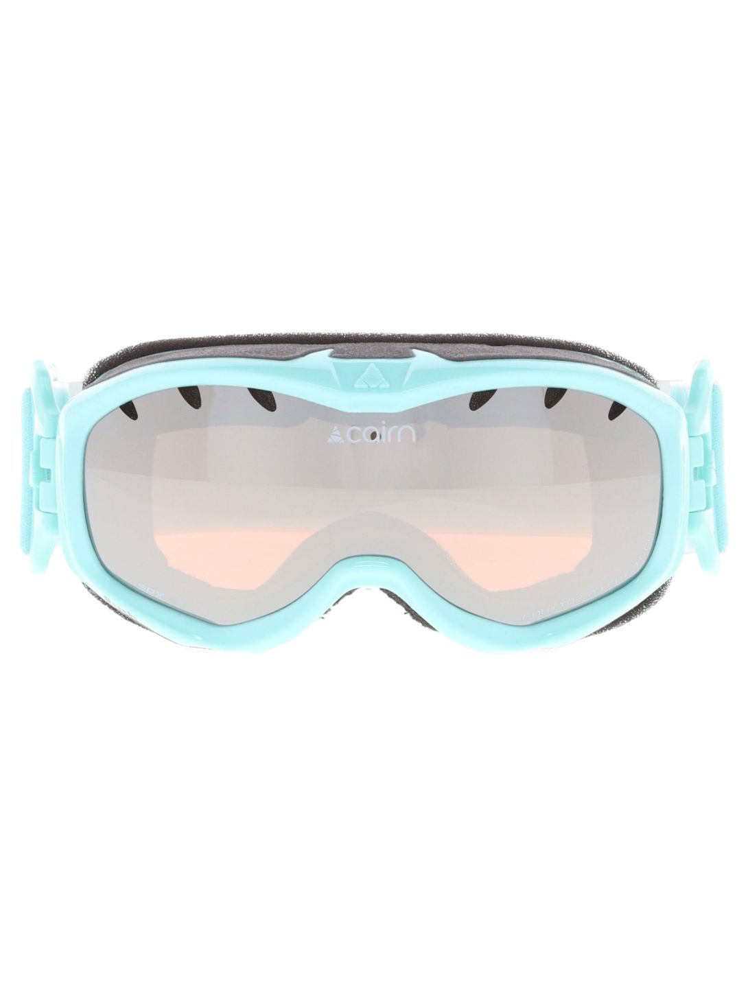 Cairn, Rush SPX3 Skibrille Kinder Mat White Iceberg Turquoise, weiß 