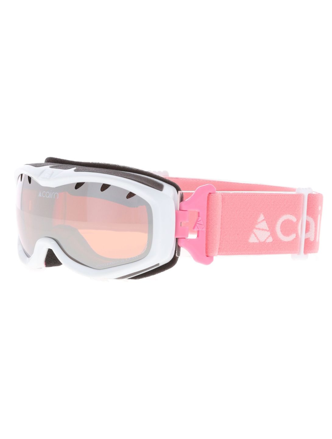 Cairn, Rush SPX3 Skibrille Kinder Shiny White Candy Pink rosa, weiß 