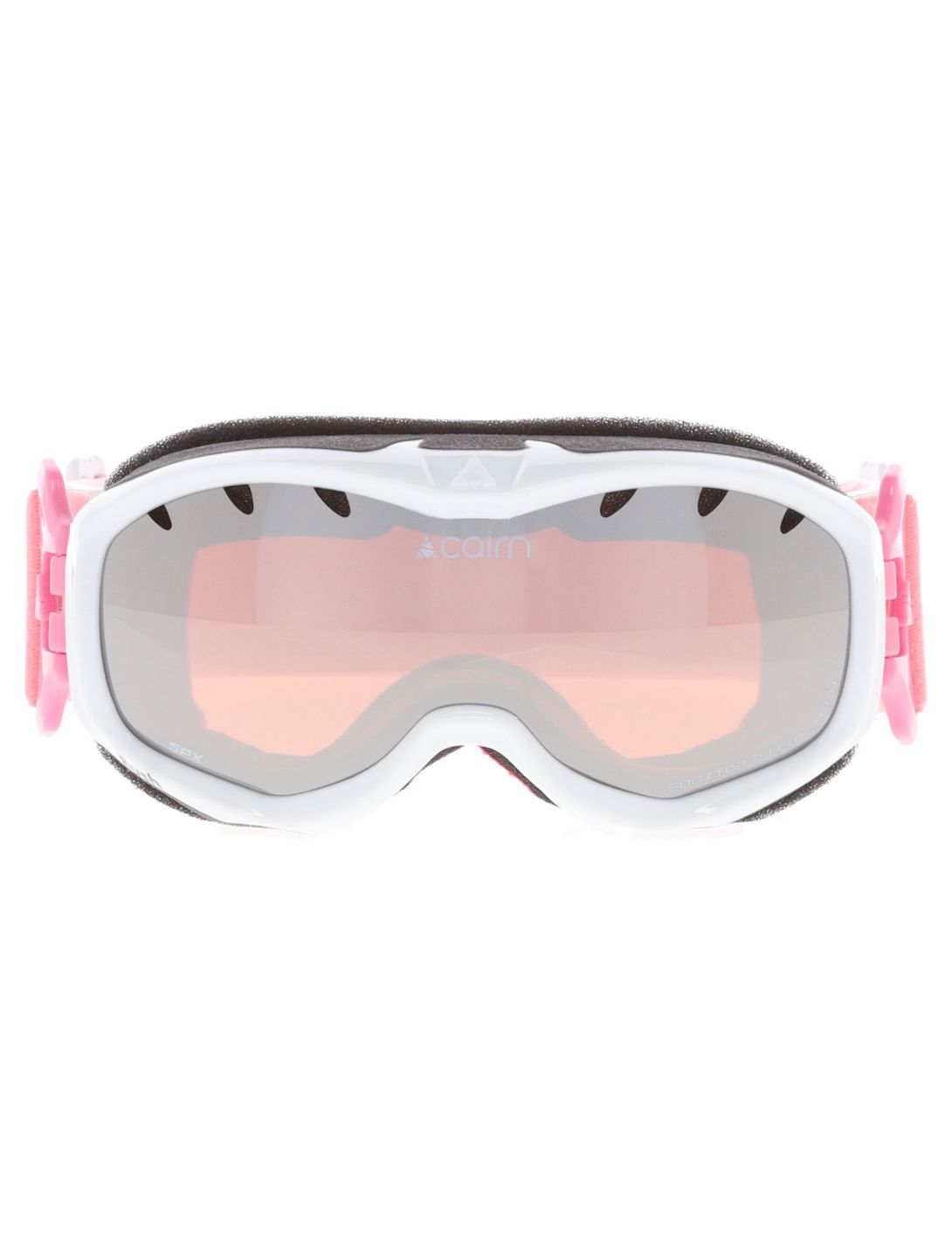 Cairn, Rush SPX3 Skibrille Kinder Shiny White Candy Pink rosa, weiß 