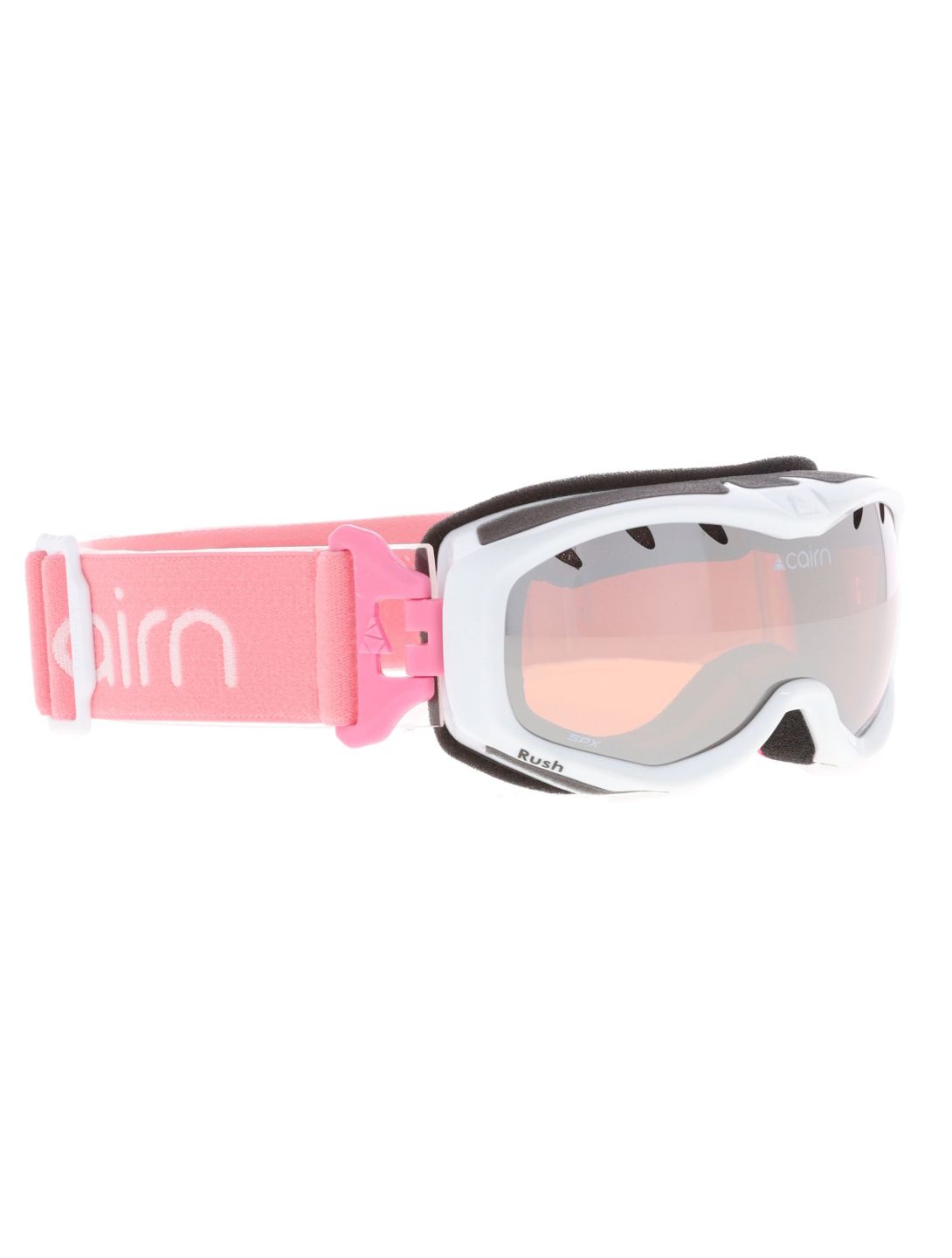 Cairn, Rush SPX3 Skibrille Kinder Shiny White Candy Pink rosa, weiß 