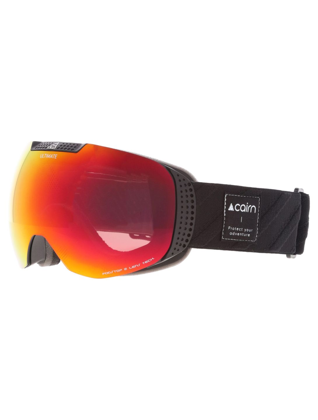 Cairn, Ultimate Skibrille Unisex Mat Black Orange orange, schwarz 