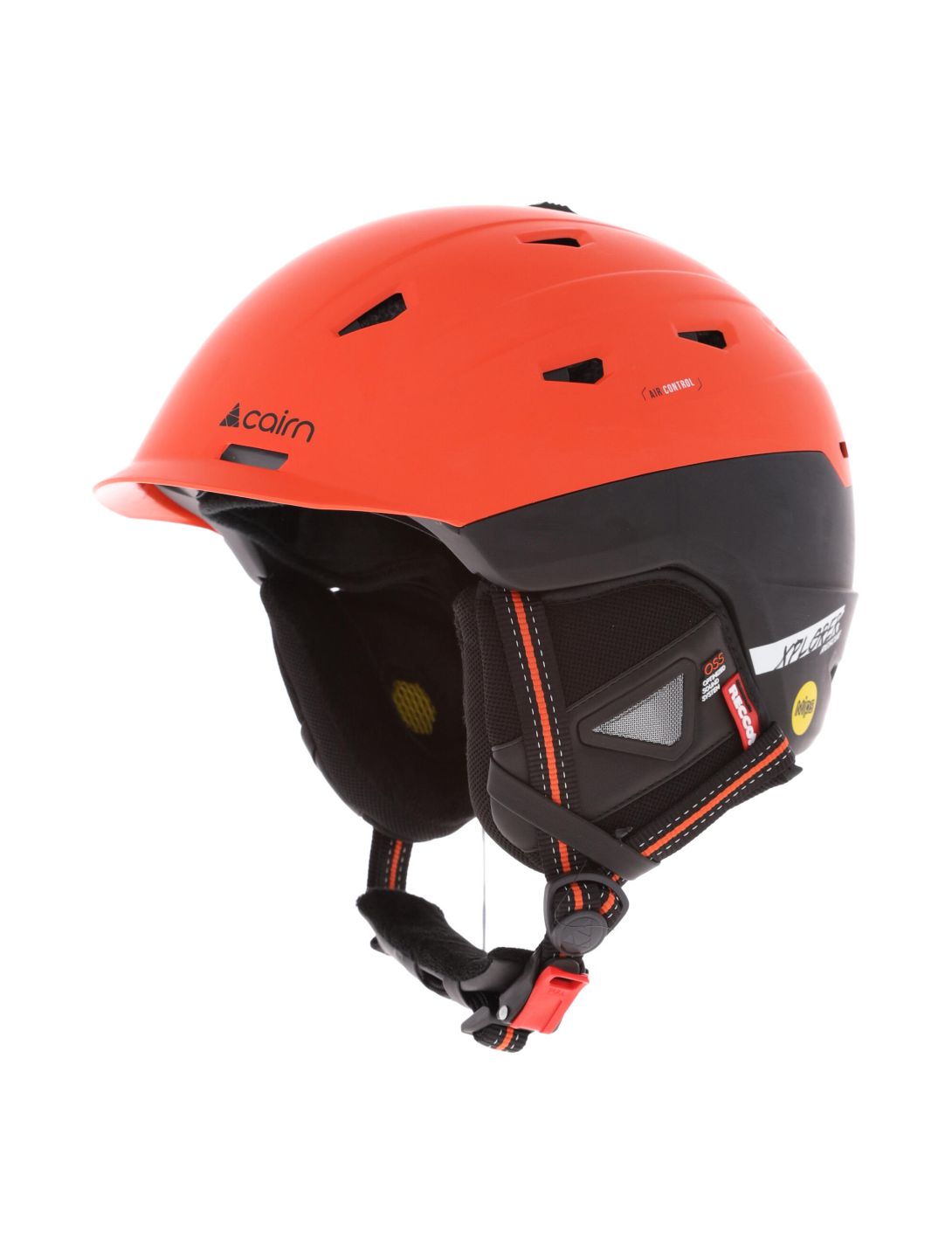 Cairn, Xplorer Rescue Mips Skihelm Unisex Black Fire orange, schwarz 