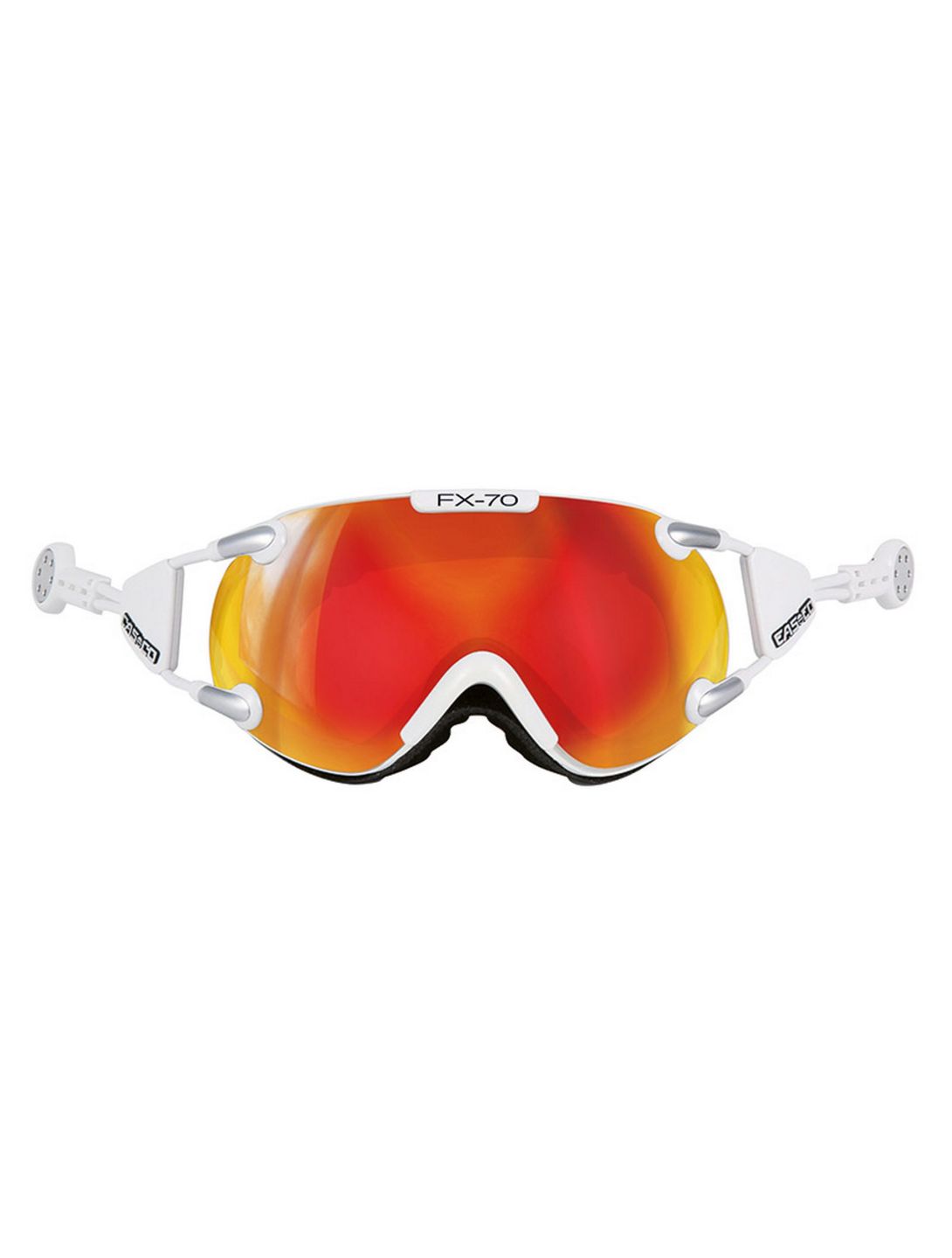 Casco, Fx-70 Carbonic Visier Unisex White / Orange weiß 