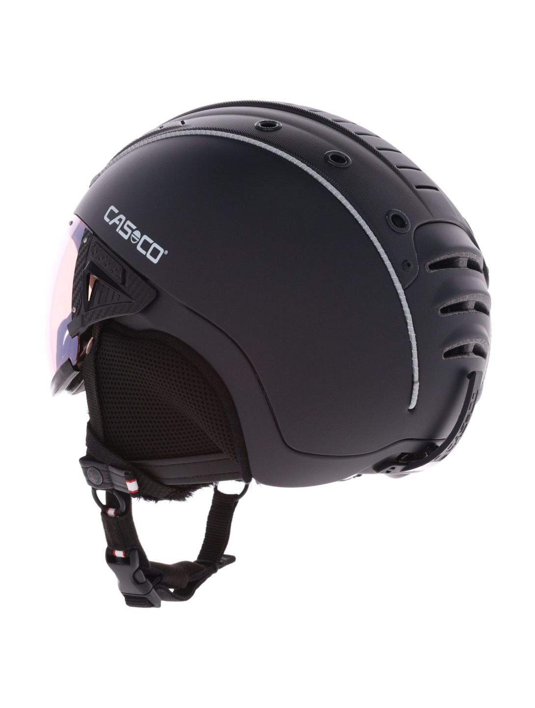 Casco, SP-2 Photomatic Skihelm mit Visier Unisex Black schwarz 