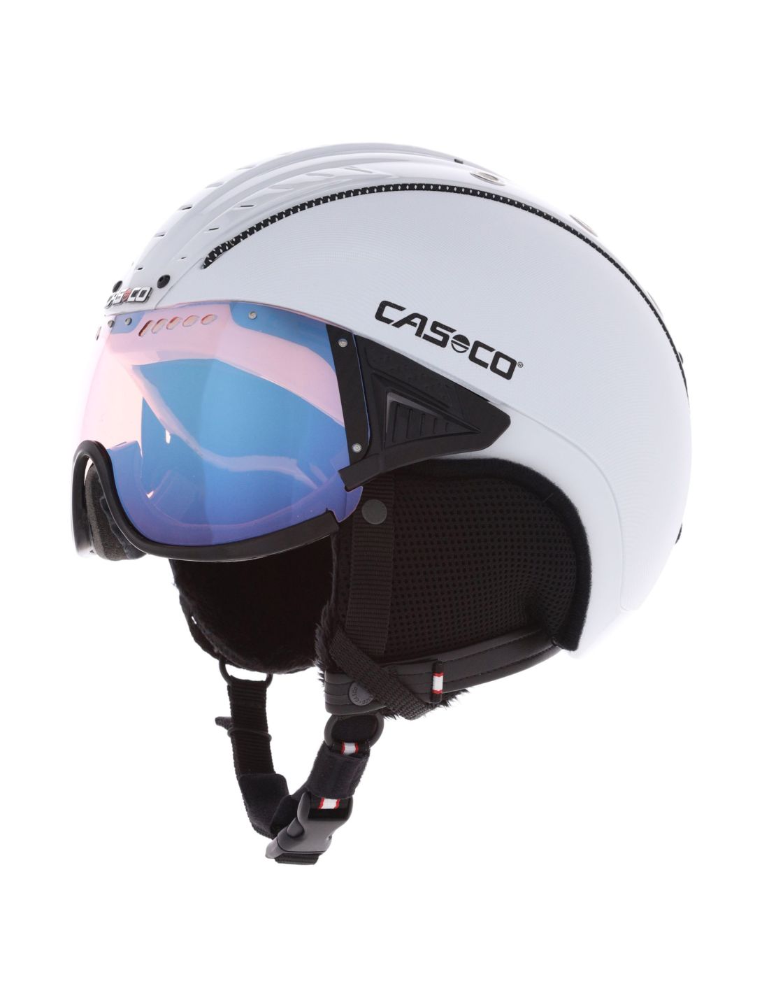 Casco, SP-2 Photomatic Skihelm mit Visier Unisex White weiß 