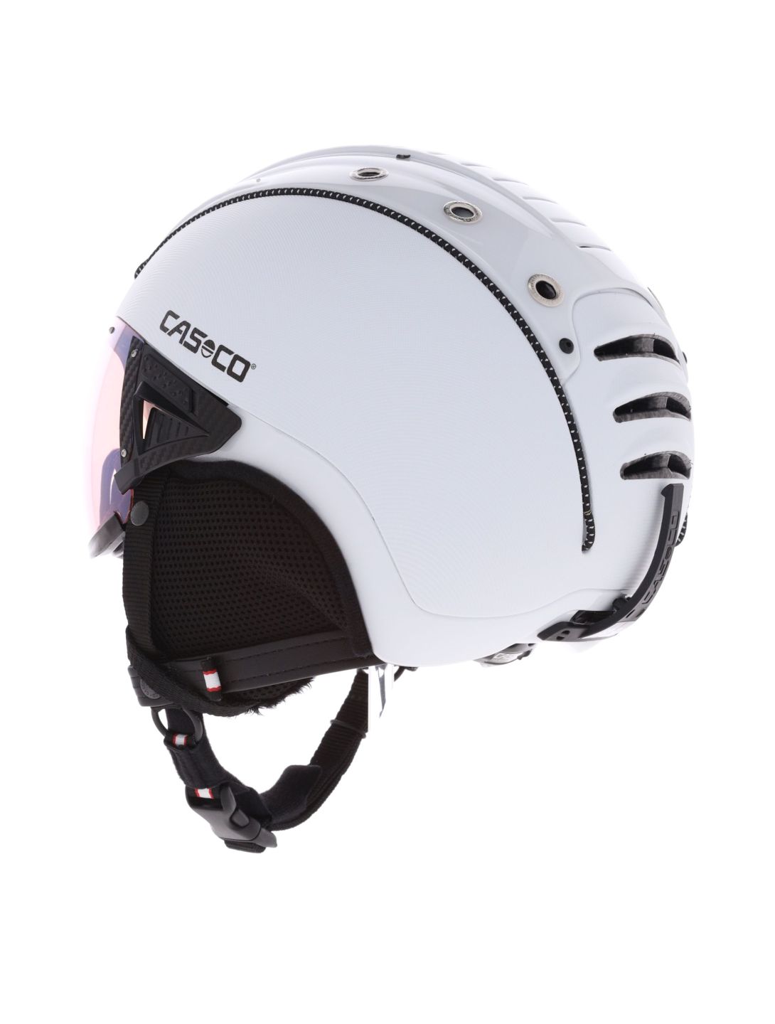 Casco, SP-2 Photomatic Skihelm mit Visier Unisex White weiß 