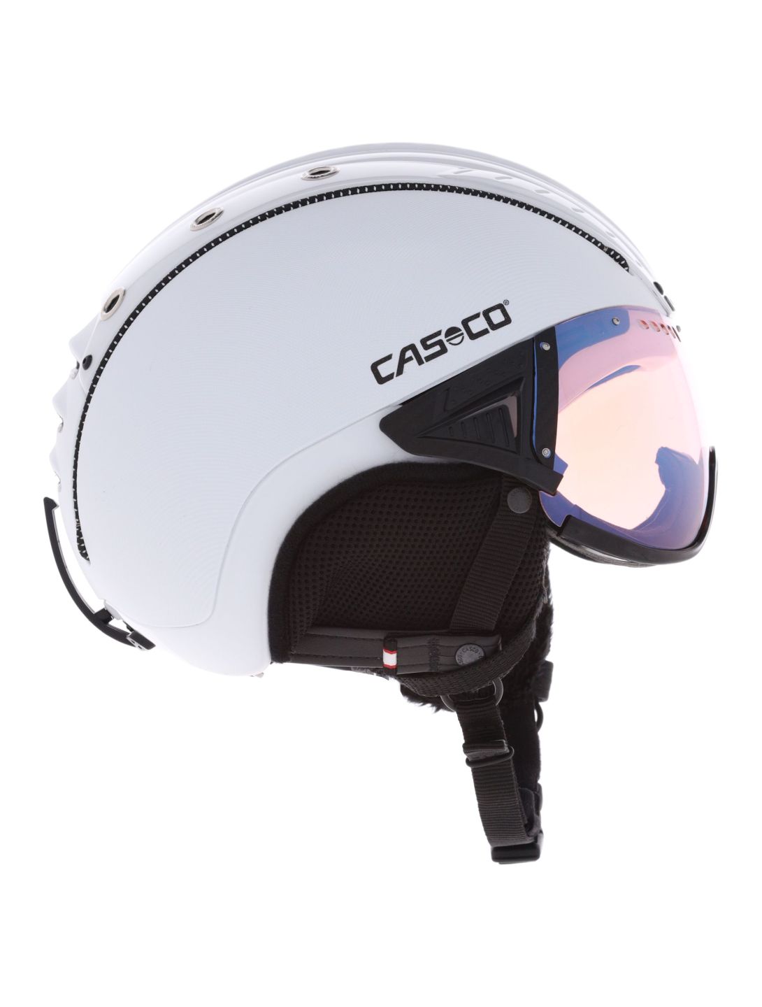 Casco, SP-2 Photomatic Skihelm mit Visier Unisex White weiß 