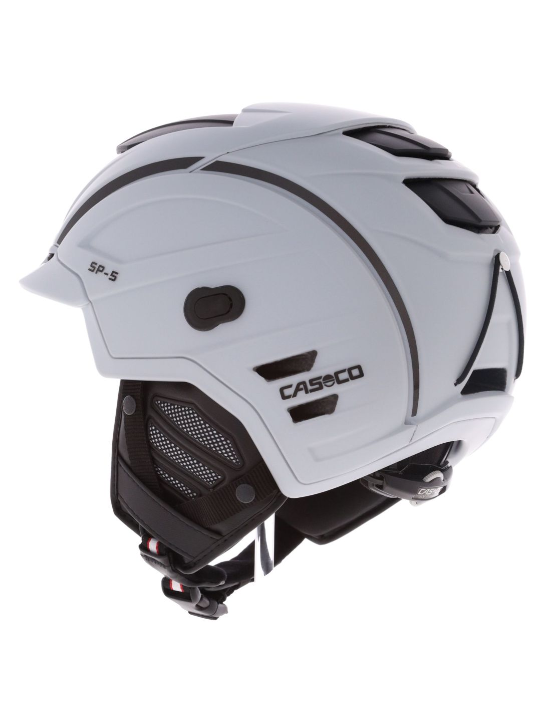 Casco, SP-6 Skihelm mit Visier Unisex Polar White weiß 