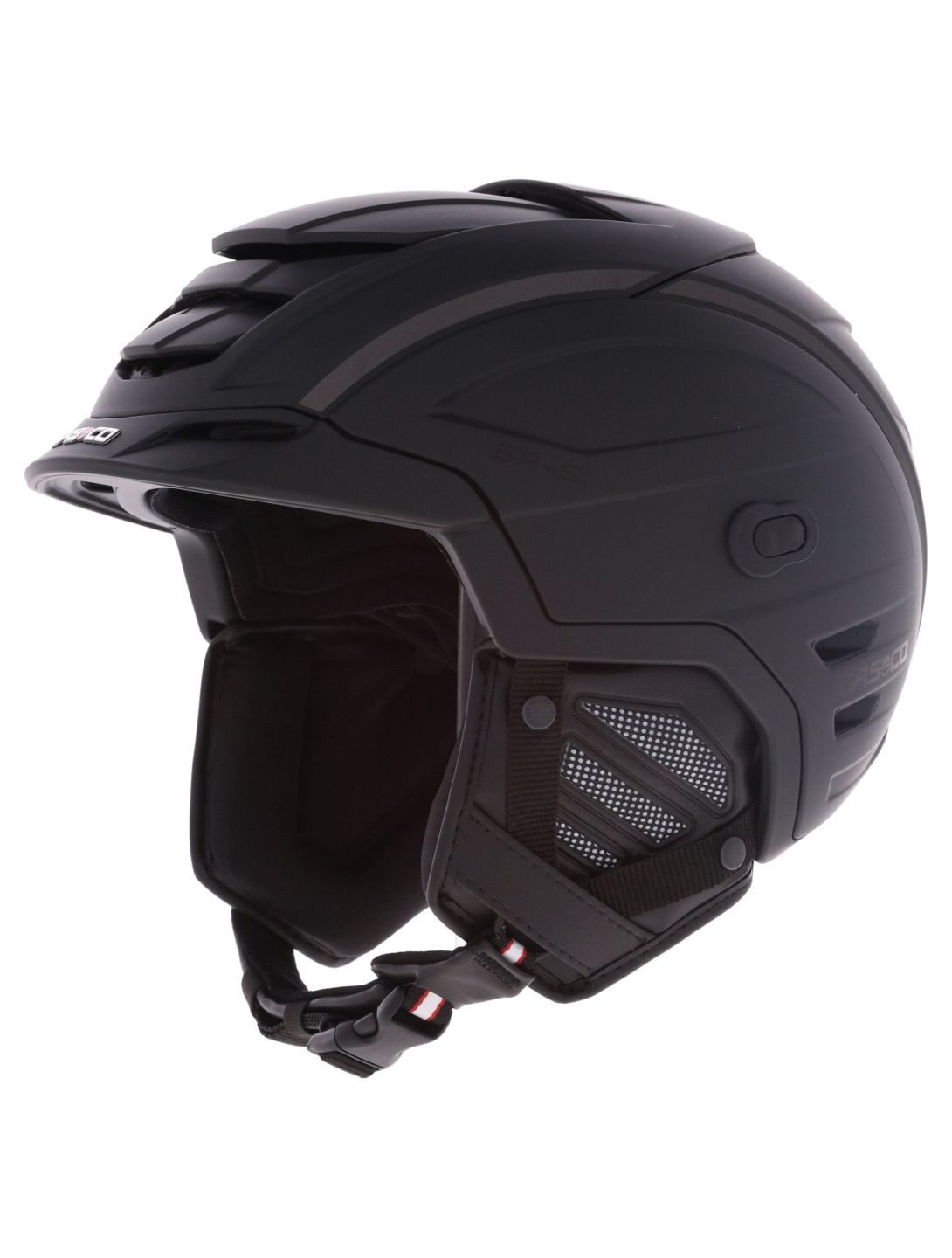 Casco, SP-6 Skihelm mit Visier Unisex Raven Black schwarz 