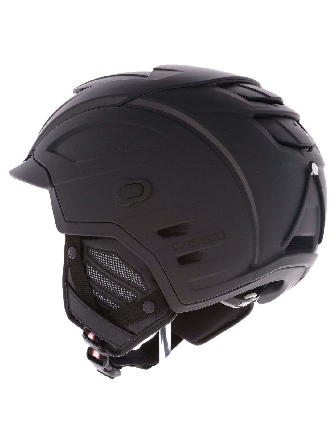 Casco, SP-6 Skihelm mit Visier Unisex Raven Black schwarz 