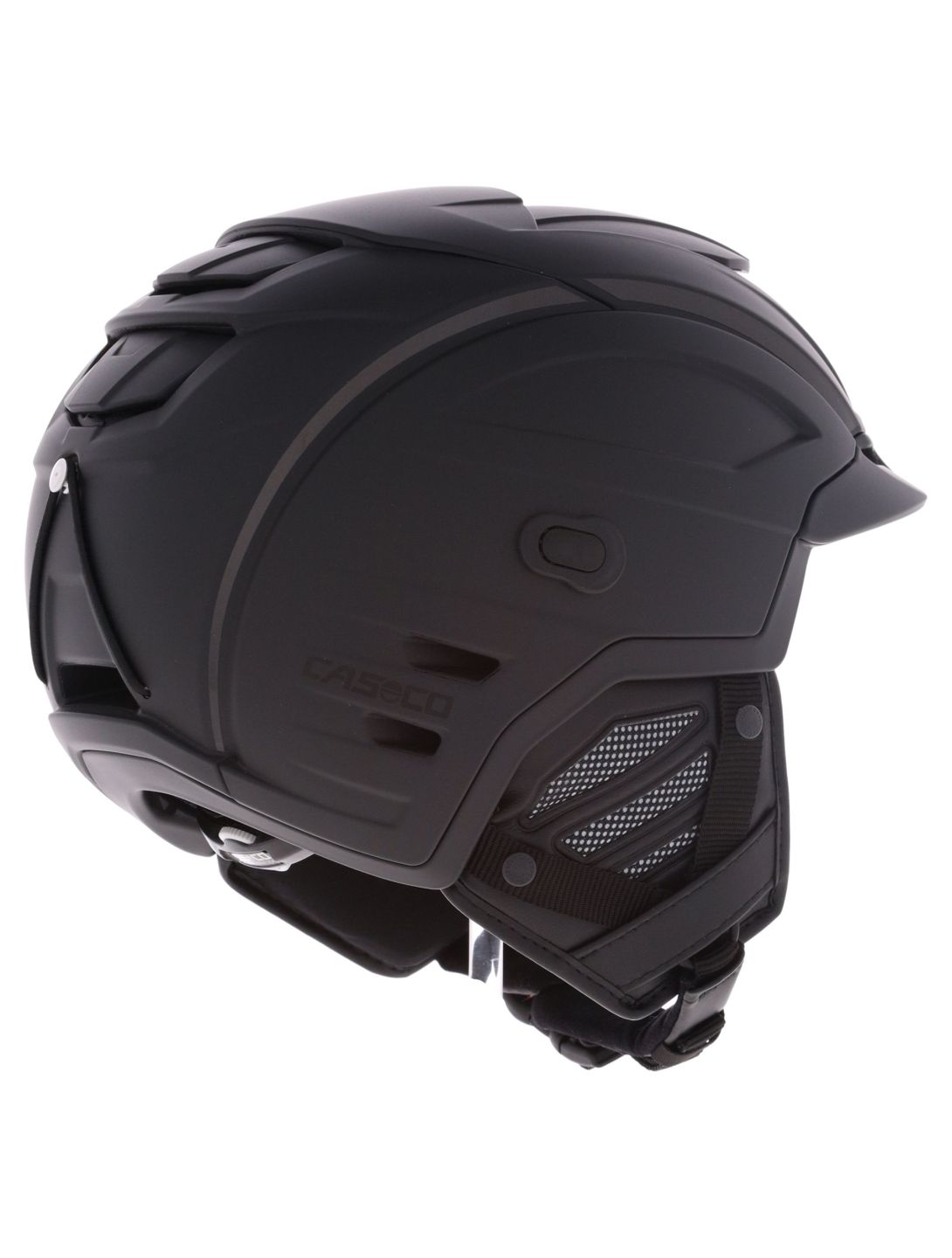 Casco, SP-6 Skihelm mit Visier Unisex Raven Black schwarz 