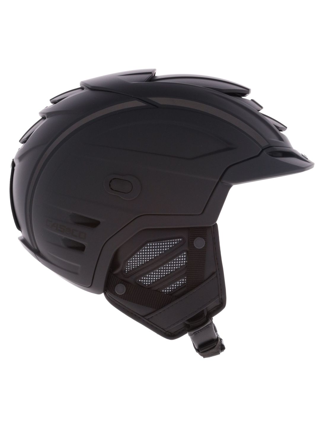 Casco, SP-6 Skihelm mit Visier Unisex Raven Black schwarz 