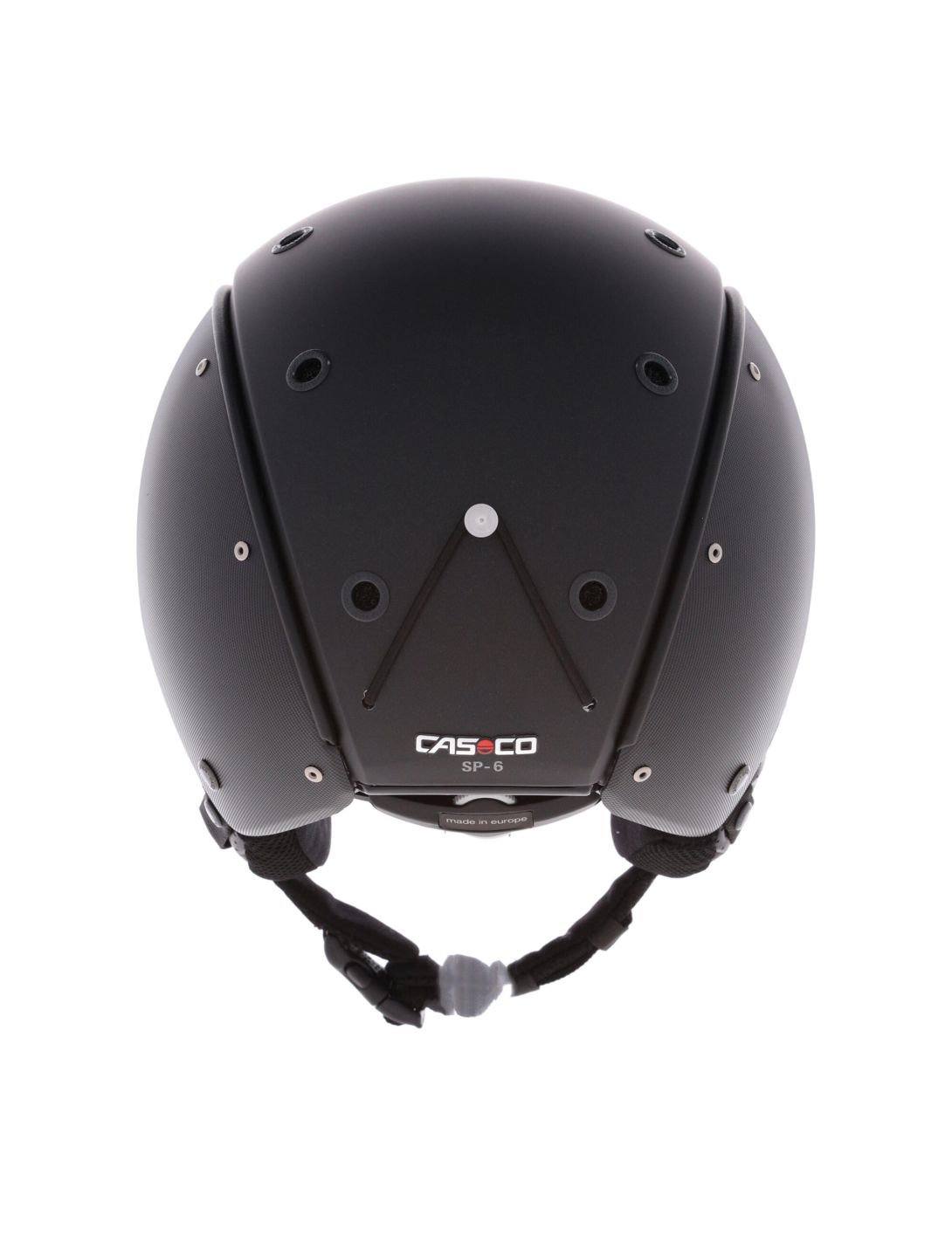 Casco, SP-6 Skihelm mit Visier Unisex Black Structure schwarz 