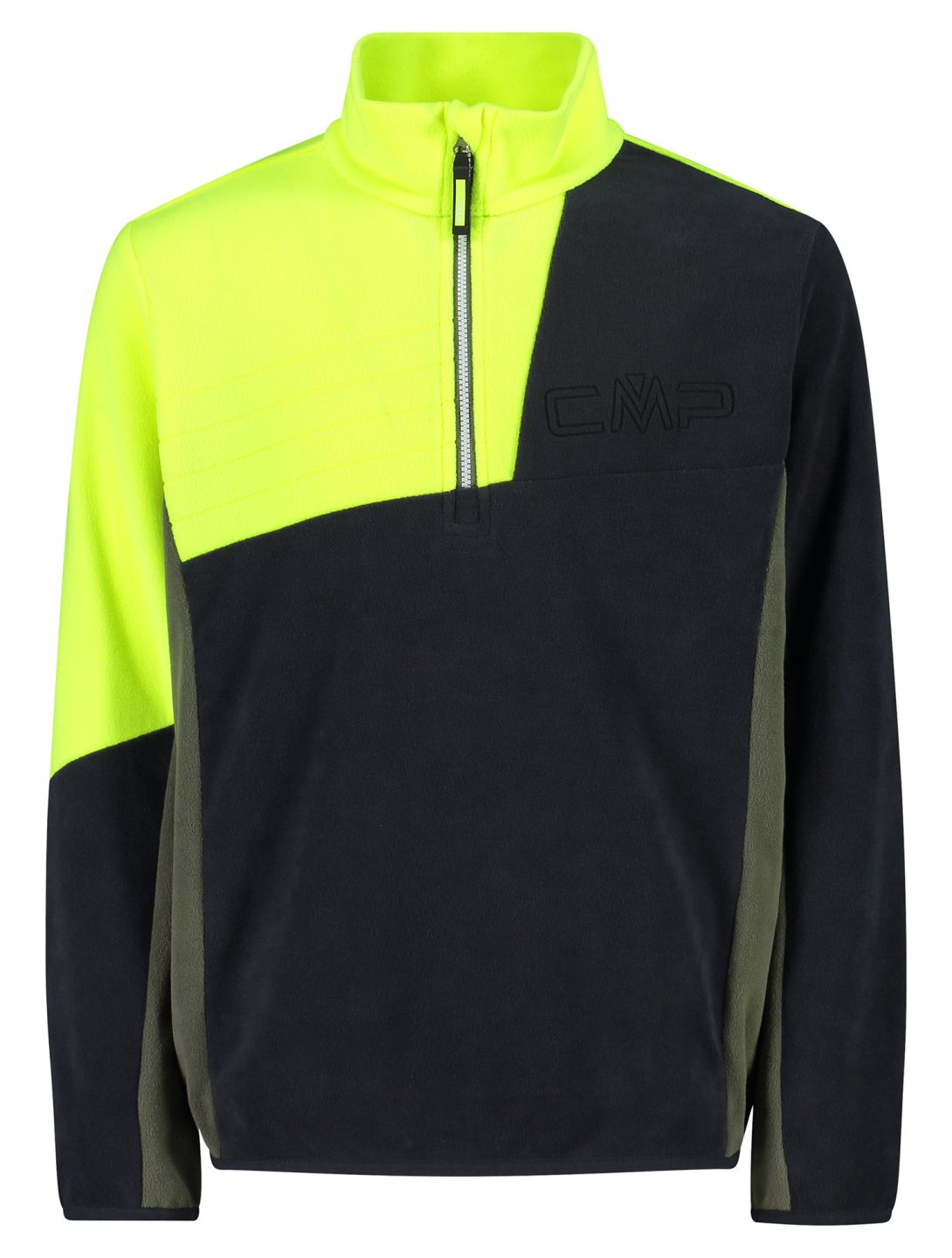 CMP, 33G1204 Pullover Kinder Anthracite / Yellow Fluo gelb, grau 