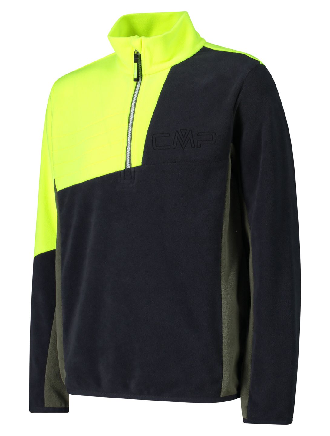 CMP, 33G1204 Pullover Kinder Anthracite / Yellow Fluo gelb, grau 