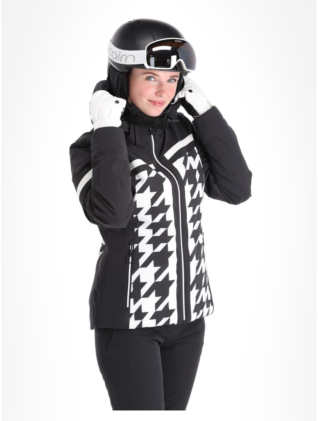 CMP, 33W0306 Skijacke Damen Black White schwarz, weiß 