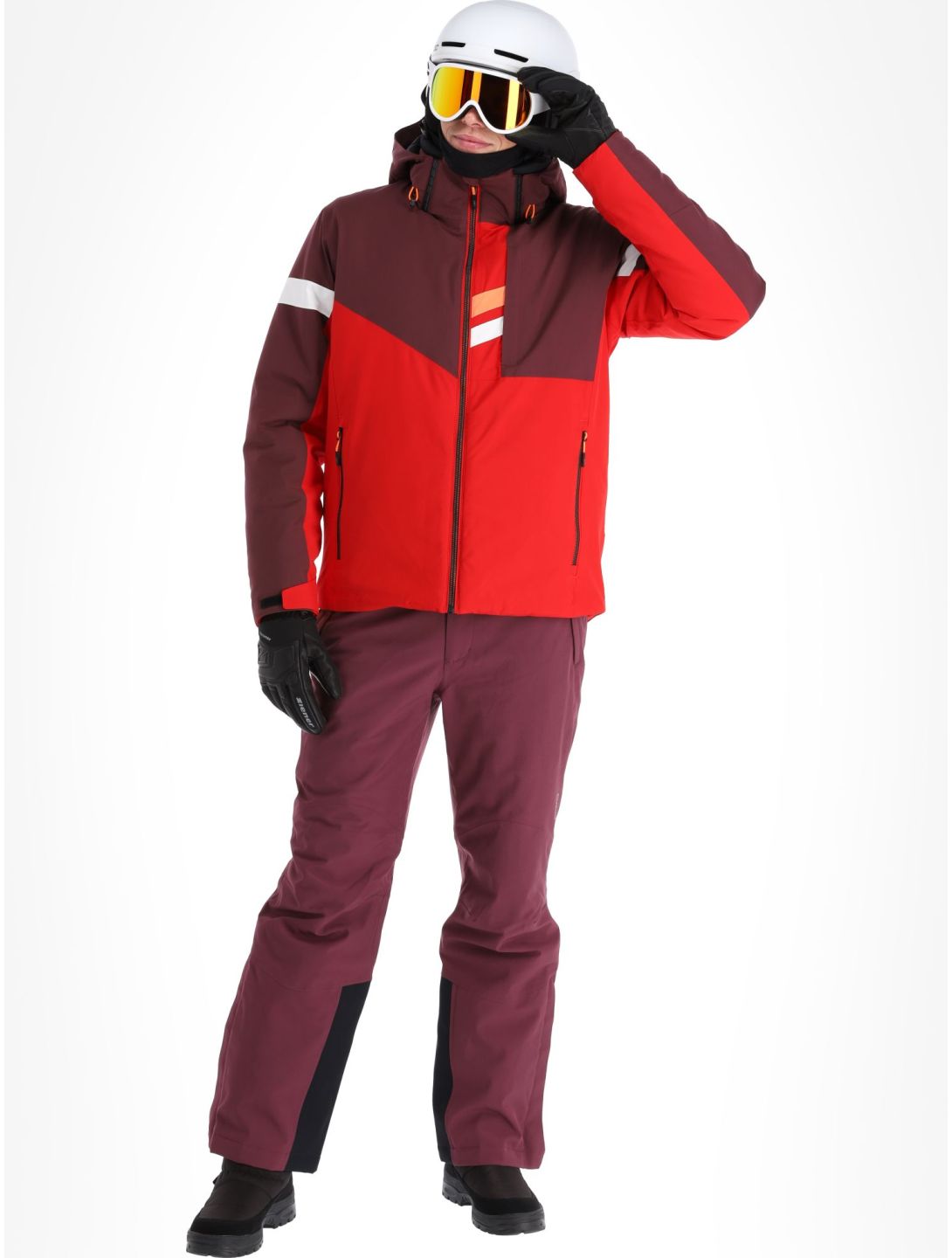 CMP, 33W0807 Skijacke Herren Ferrari rot, violett 