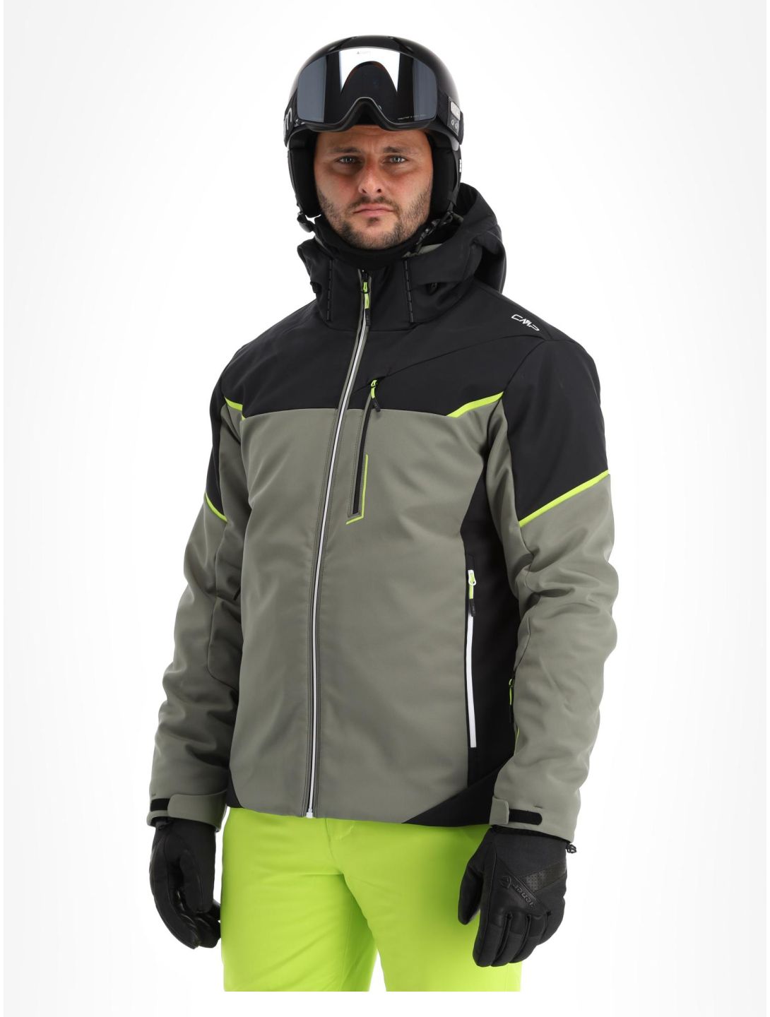 CMP, 33W0897 Softshell Skijacke Herren Kaki grün 