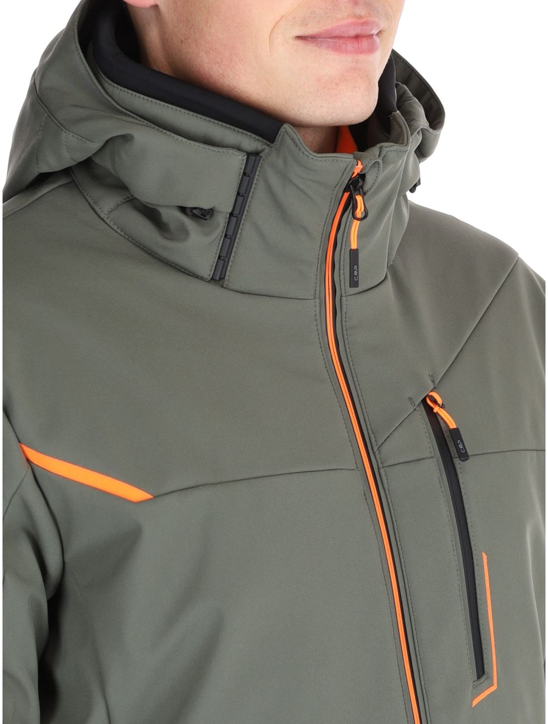 CMP, 33W0897 Softshell Skijacke Herren Olive grün 