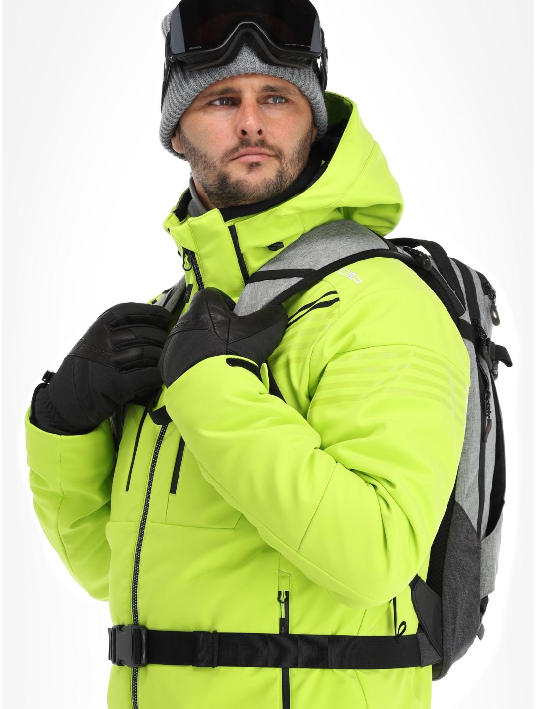 CMP, 33W0967 Softshell Skijacke Herren Acid grün 