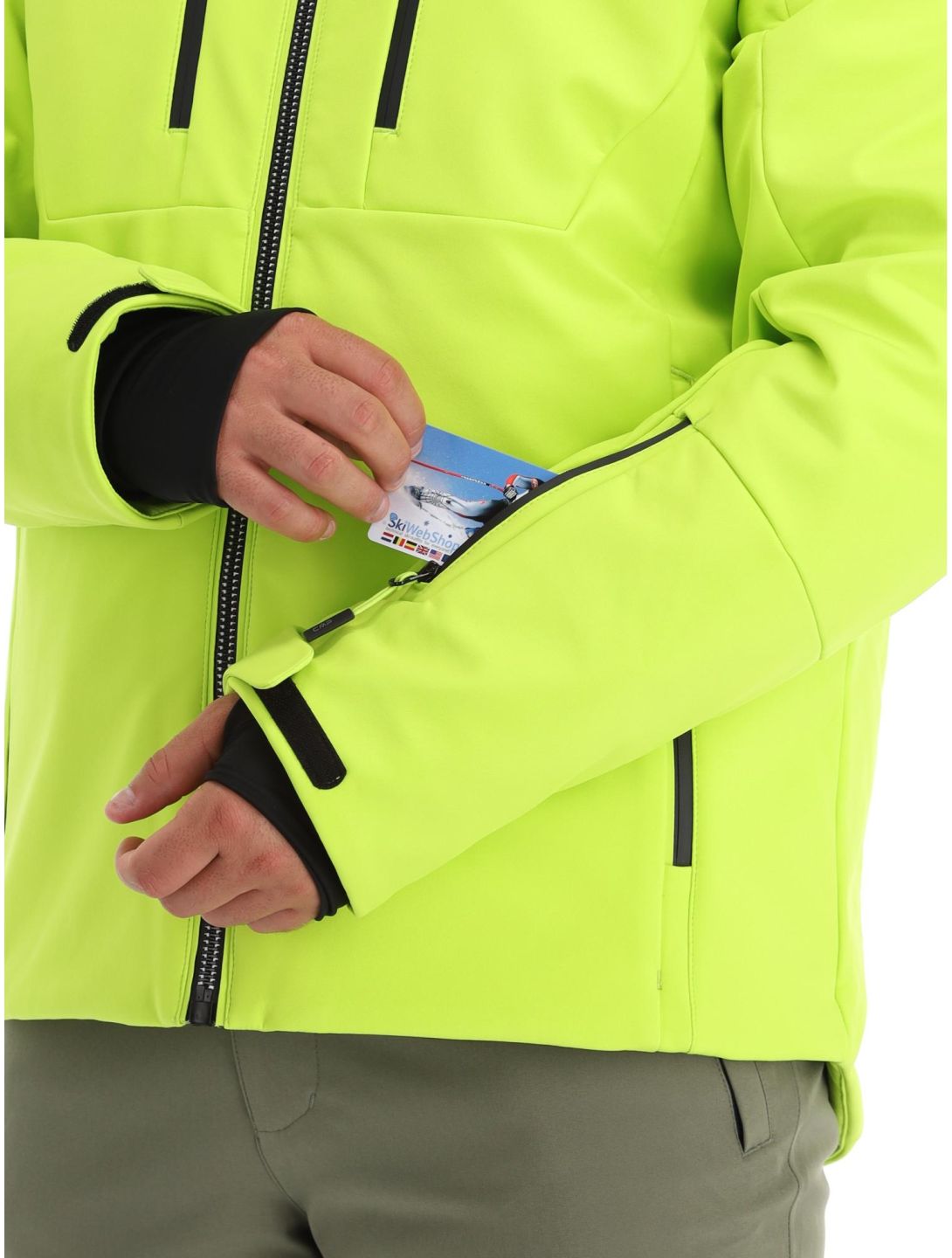 CMP, 33W0967 Softshell Skijacke Herren Acid grün 