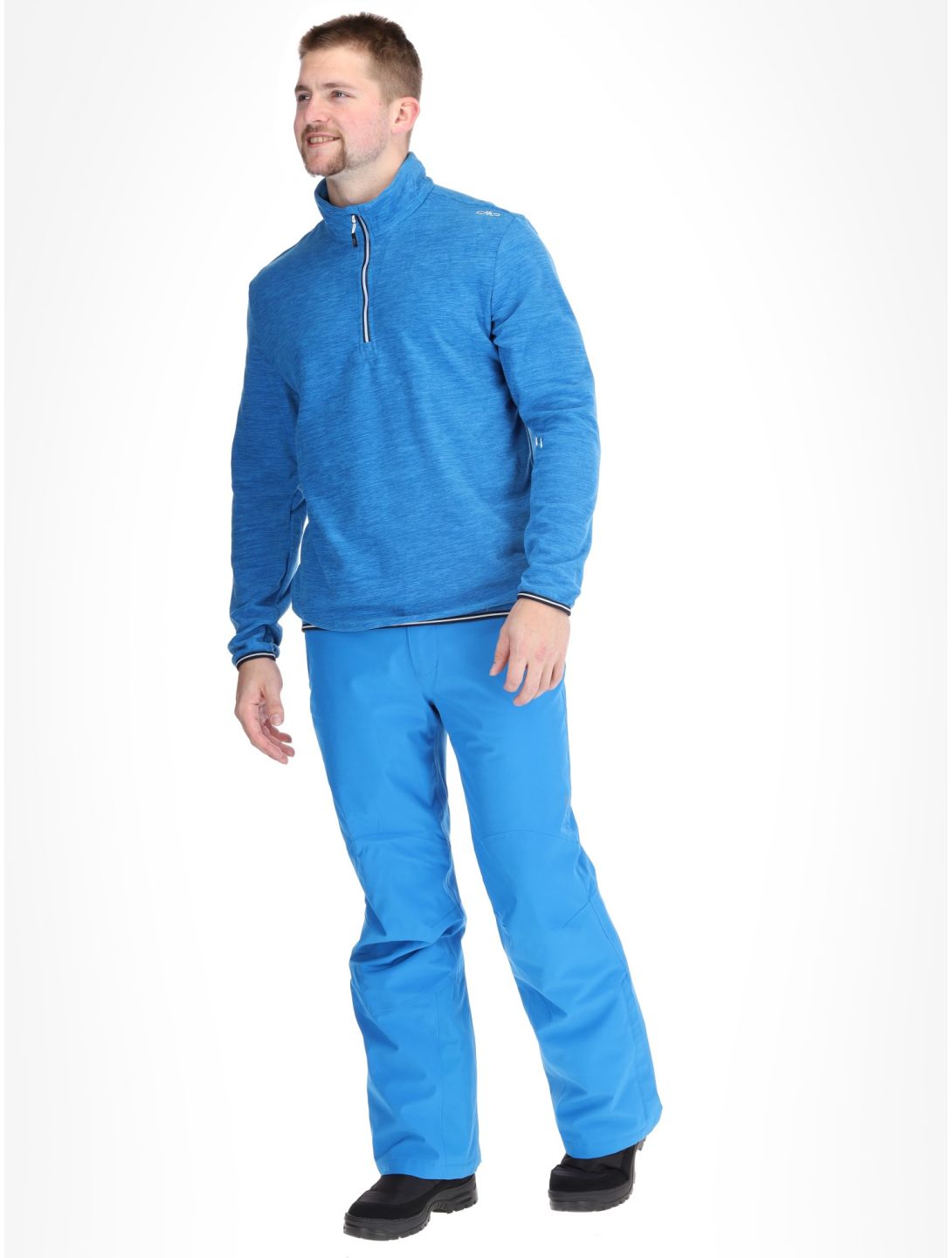 CMP, 34G4897 Pullover Herren Sapphire Melange blau 