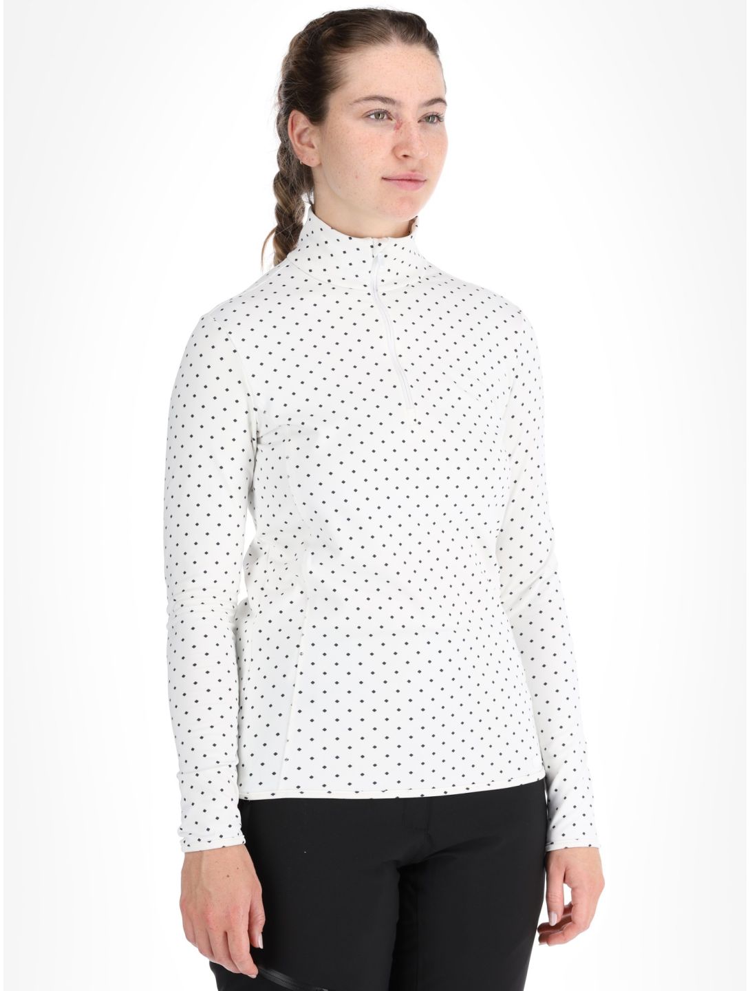 CMP, 34L4306 Pullover Damen White / Anthracite grau, weiß 