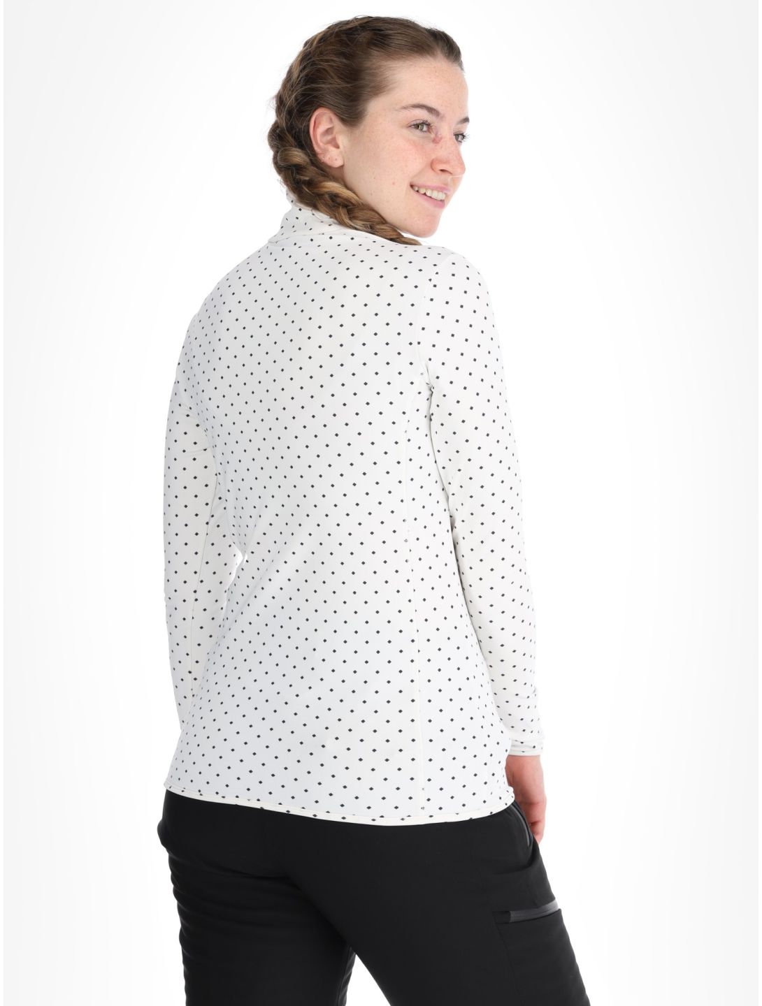 CMP, 34L4306 Pullover Damen White / Anthracite grau, weiß 