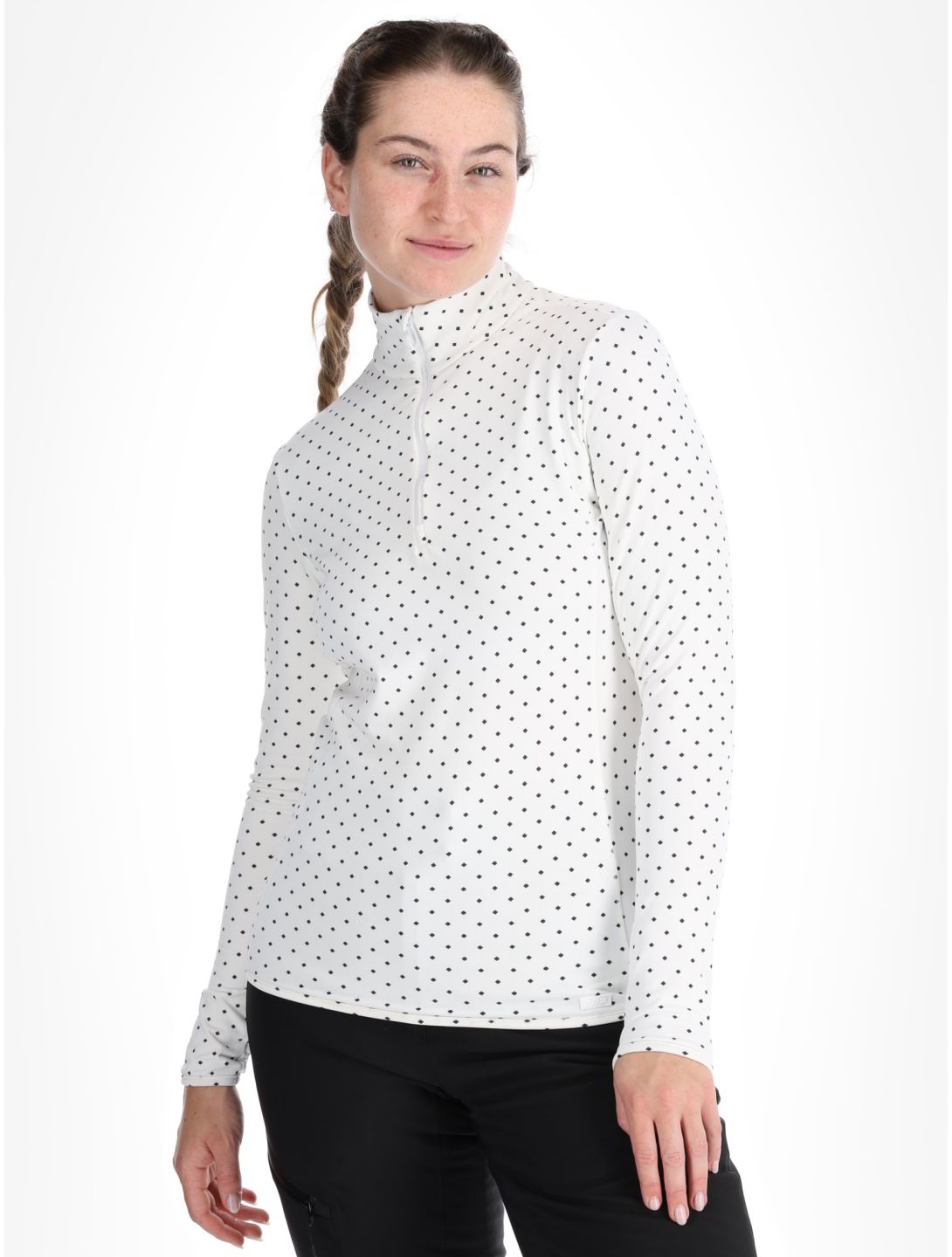 CMP, 34L4306 Pullover Damen White / Anthracite grau, weiß 