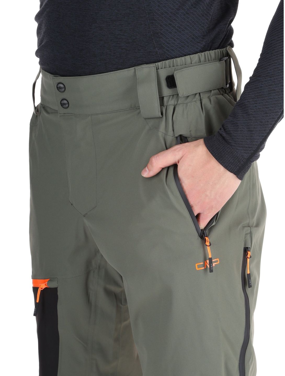 CMP, 34W2027 Skihose Herren Olive grün 